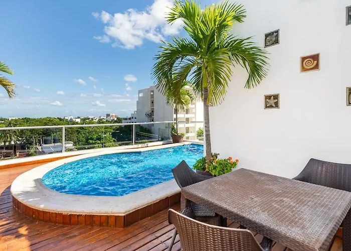 Apartment Bleu Balam - Quiet - Pool - Zazil-Ha Near 5Th Ave Playa del Carmen