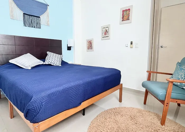 Apartment Bleu Balam - Quiet - Pool - Zazil-Ha Near 5Th Ave