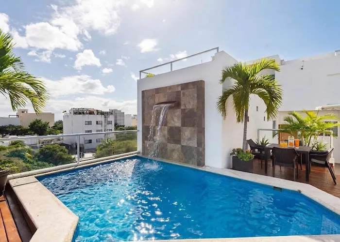 Bleu Balam - Quiet - Pool - Zazil-Ha Near 5Th Ave Apartment *